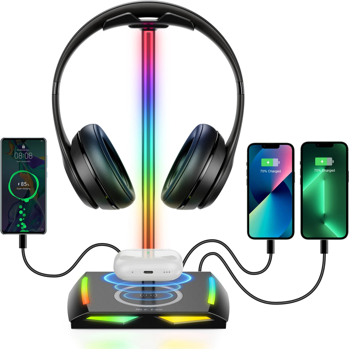 LumaStand™ RGB Headphone Dock