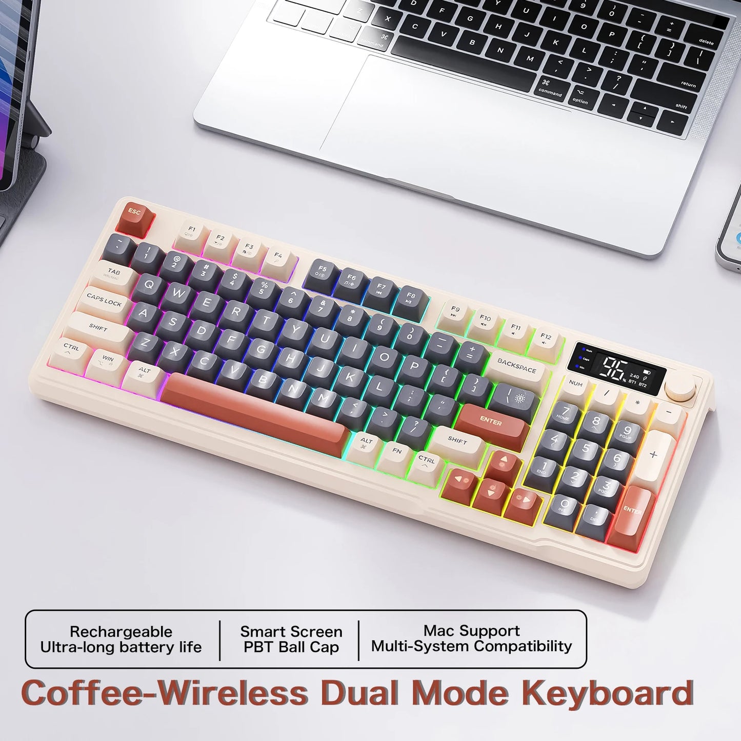 LumaBoard™ Wireless RGB Keyboard