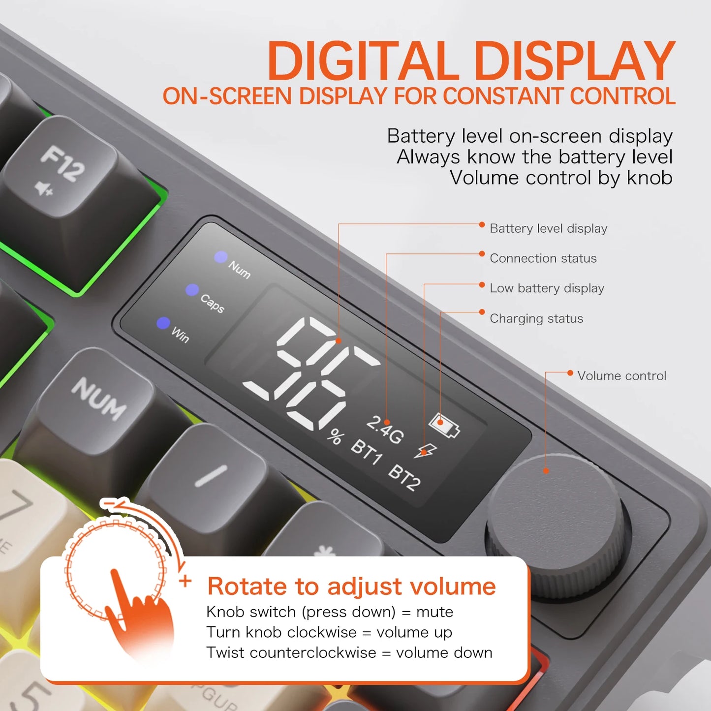 LumaBoard™ Wireless RGB Keyboard